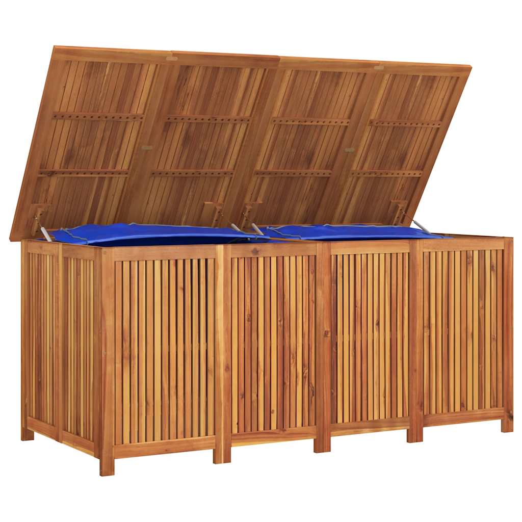 Garden Storage Box 200x80x75 cm Solid Wood Acacia